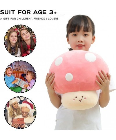 12.6" Mushroom Stuffed Animal Cute Big Mushroom Squishy Soft Hug Pillow Animals Plush Toy Doll for Kids Birthday Valentine $5...