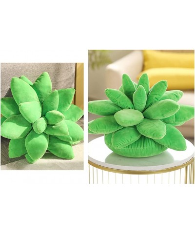 17.7in Succulent Pillow Cute Stuffed Plant Plush Pillows 3D Succulents Cactus Pillow Novelty Plush Cushion for Garden Bedroom...