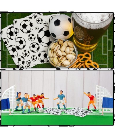 100 Pcs Football Soccer Napkins Disposable Paper Napkins Football Soccer Party Napkins Sports Theme Party Supplies Football S...