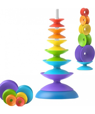 VIPAMZ] Early Learning Stacking Toys for Kids Interactive Educational Stack Up and Spinning Toddler Toys Montessori Toys for ...