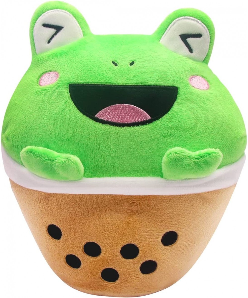 Cute Frog Plush Toy Boba Plushies - 9Inch Kawaii Plushies Boba Frog Pillow - Plush Stuffed Animals Toy for Kids - Soft Bubble...