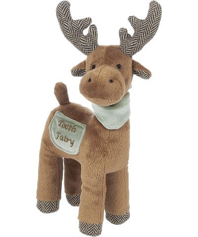 | Melford The Moose Tooth Fairy Pillow Stuffed Animal Plush Figure with Pocket | Perfect First Loose Tooth Gift for Son Grand...