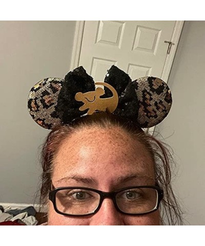 Leopard Minnie Ears Animal Kingdom Ears Lion King Minnie $21.87 Kids' Dress-Up Accessories