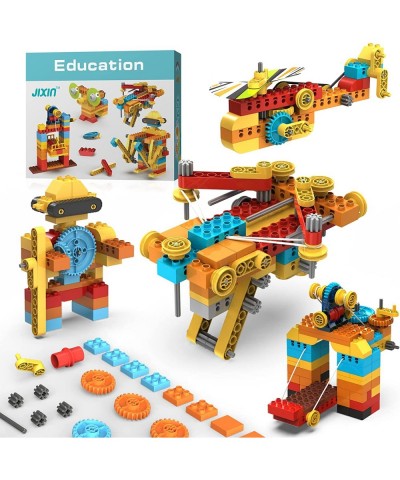 Building Kits Compatible with LEGO DUPLO/Crossbow/Plane/Robot Dynamic Gear Building Toy Set for Preschool Kids/Erector Set 21...