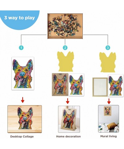 Wooden Jigsaw Puzzle for Adults and Kids 200 pcs 11.8 х 8.3 in with Frame Unique Shape Cutting and Gorgeous Colors Gift for A...