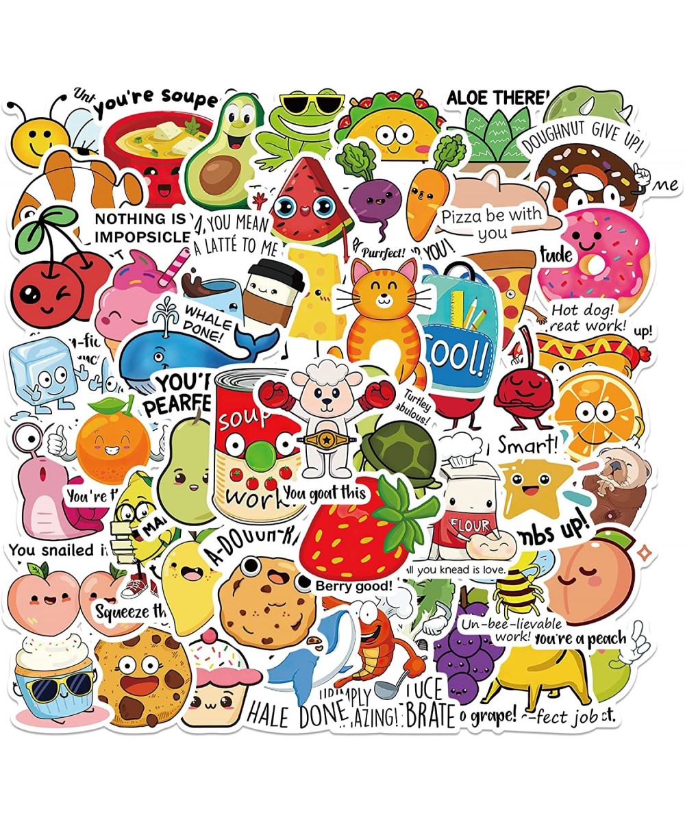 Punny Rewards Stickers 50 Pack Teacher Students Motivational Reward Sticker Classroom Bilingual Potty Training Stickers Cute ...