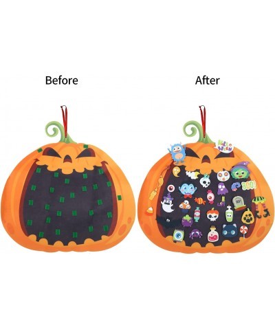 DIY Halloween Felt Pumpkin Hanging Ornament Decoration Kids Felt Pumpkin Crafts Kits for Halloween Craft Making and Decoratio...