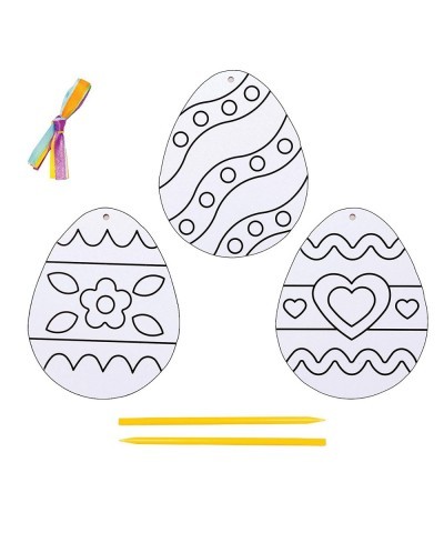 AT421 Easter Egg Sand Art Decorations - Pack of 6 for Children to Decorate and Display Ideal Kids Arts and Crafts Project $18...