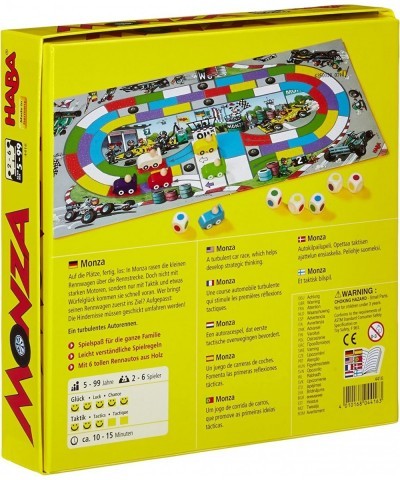 Monza - A Car Racing Beginner's Board Game Encourages Thinking Skills - Ages 5 and Up (Made in Germany) $43.75 Board Games