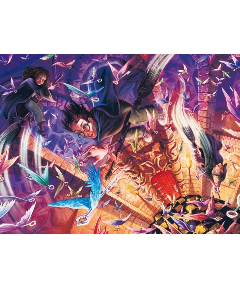 Harry Potter Flying Keys 500-500 Piece Jigsaw Puzzle $46.06 Jigsaw Puzzles