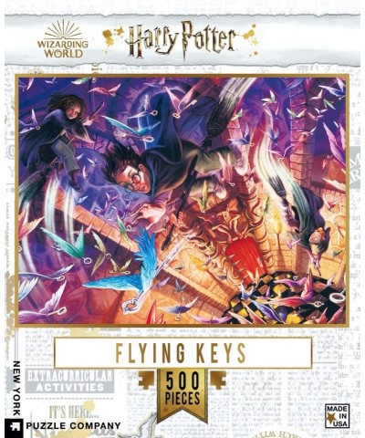 Harry Potter Flying Keys 500-500 Piece Jigsaw Puzzle $46.06 Jigsaw Puzzles