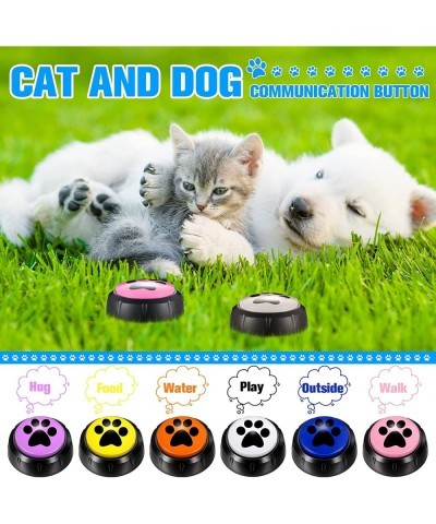 12 Packs Dog Talking Button Set for Communication Recordable Buttons Cat Sound Buttons 30 Seconds Voice Recording Buttons Pet...