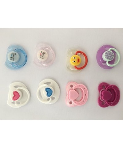 8 Pcs Magnetic Pacifier for Reborn Baby Doll Reborn Doll Supplies Dummy Magnet Pacifier for Newborn Reborn Doll Kits Differen...