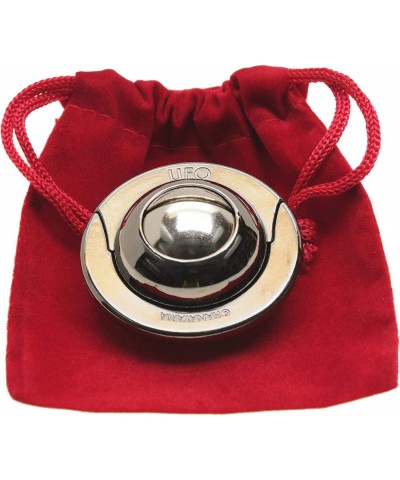 UFO Hanayama Brain Teaser Puzzle New 2019 Release Level 4 Difficulty Rating RED Velveteen Drawstring Pouch Bundled $33.10 Bra...