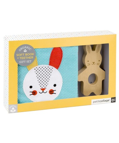 Baby Bunny Organic Soft Book and Teether Set $42.21 Baby Teether Toys