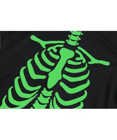 Kids Skeleton Costume Glow in The Dark Halloween Horror Jumpsuit for Boys&Girls $17.99 Kids' Costumes