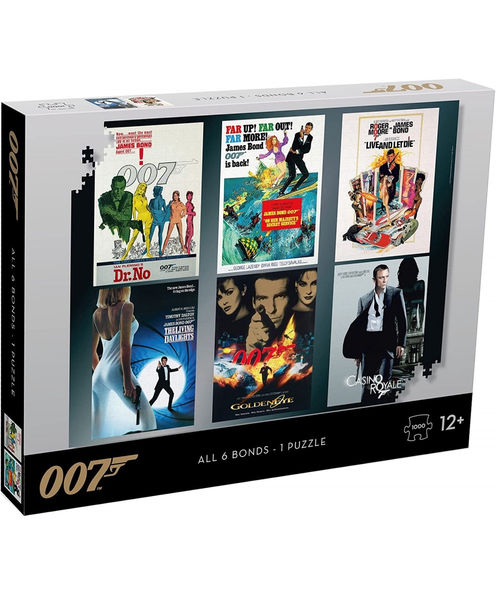 Top Trump 007 Bond All Six Bonds - One Puzzle 1000pc $33.41 Jigsaw Puzzles