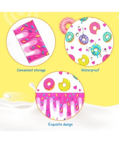 Donut Party Tablecovers 3 Pack Donut Grow up Party Supplies Decoration Tablecloth Dessert Time Party Supplies for Girls Birth...