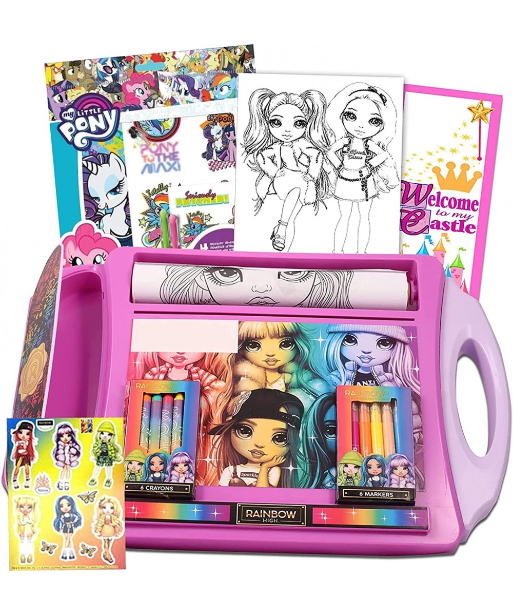 Classic Disney Art Roller Lap Desk Set for Kids 3 Pc Bundle with Roll-Out Art Set 200+ Stickers and More $34.38 Craft Kits