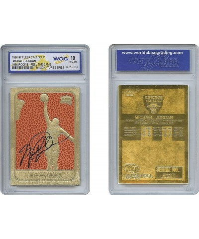 1996 Michael Jordan '86 Rookie Feel The Game NBA 23K Signature Gold Card - Graded GEM Mint 10 $25.65 Trading Cards & Accessories