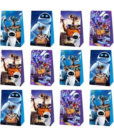 12pcs Robot Party Favor Gift Bags for Robot Birthday Party Decorations Supplies $24.65 Kids' Party Favor Sets