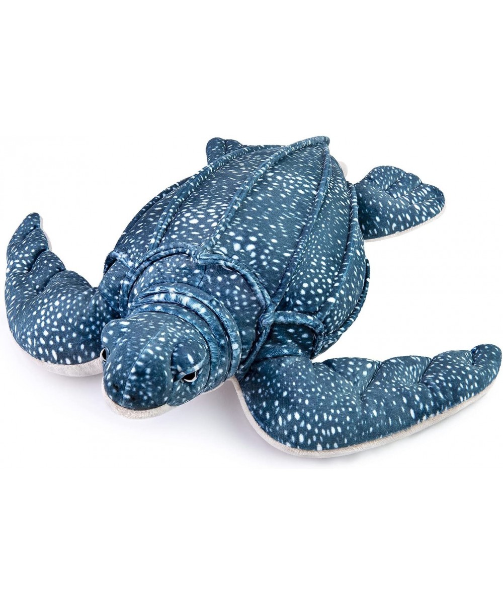 Simulation Leatherback Turtle Stuffed Plush Toy - 12inch Lifelike Sea Creeping Animals Tortoise Rex Plushie Toys Figur Super ...