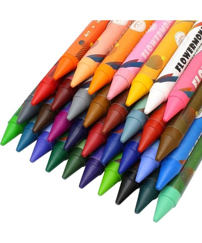 Large Crayons for Kids Ages 2-4 36 Colors Nontoxic Crayons for Toddlers Easy to Hold Washable Toddler Crayons Safe for Babies...