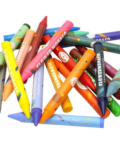 Large Crayons for Kids Ages 2-4 36 Colors Nontoxic Crayons for Toddlers Easy to Hold Washable Toddler Crayons Safe for Babies...