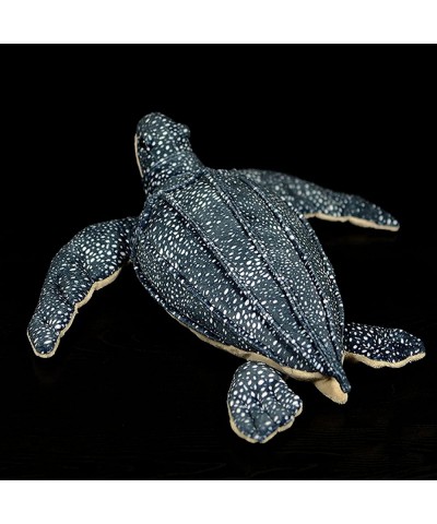 Simulation Leatherback Turtle Stuffed Plush Toy - 12inch Lifelike Sea Creeping Animals Tortoise Rex Plushie Toys Figur Super ...