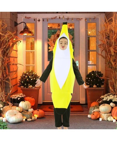 Banana Costume for Kids Boys Girls Toddler Cute Fruit Halloween Costume Outfit $24.52 Kids' Costumes