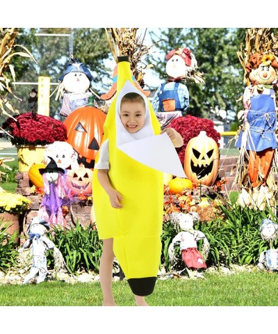 Banana Costume for Kids Boys Girls Toddler Cute Fruit Halloween Costume Outfit $24.52 Kids' Costumes