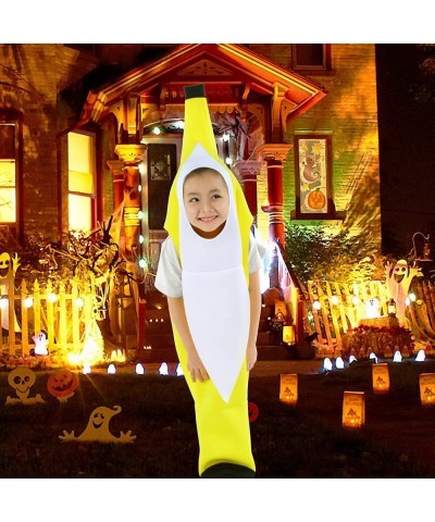 Banana Costume for Kids Boys Girls Toddler Cute Fruit Halloween Costume Outfit $24.52 Kids' Costumes