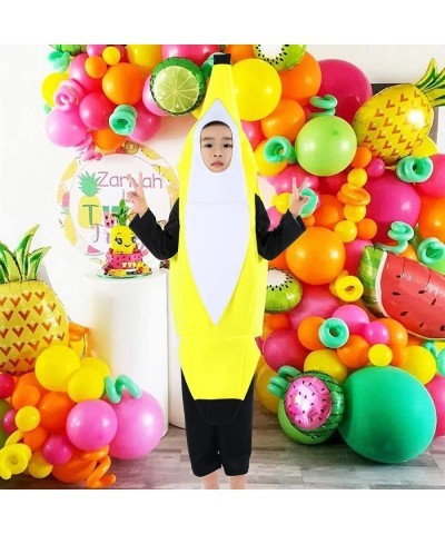 Banana Costume for Kids Boys Girls Toddler Cute Fruit Halloween Costume Outfit $24.52 Kids' Costumes