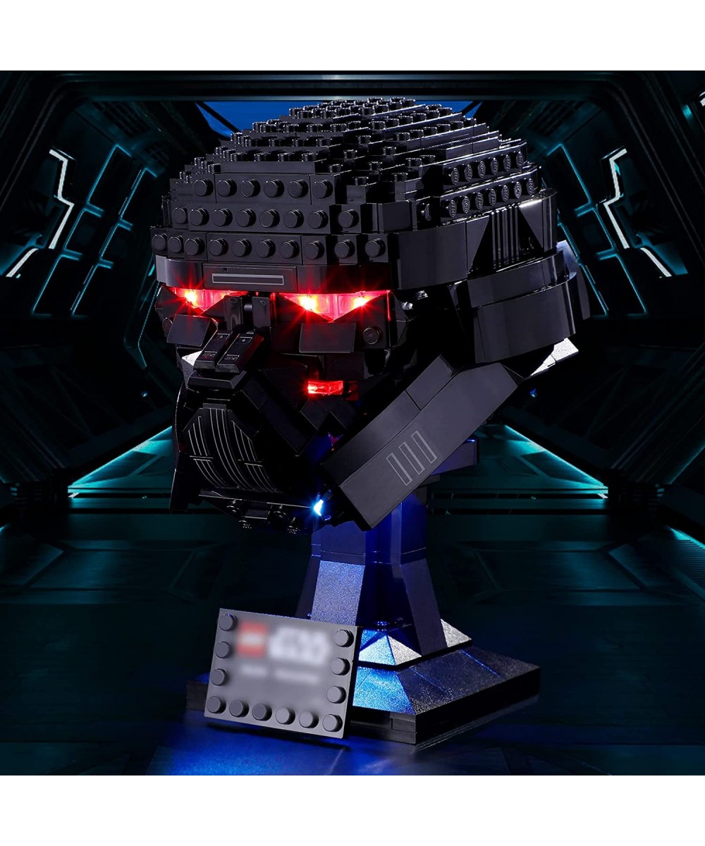 LED Light for Lego 75343 Star Wars Dark Trooper Helmet Model Design and Configuration Compatible with Model 75343 (LED Light ...