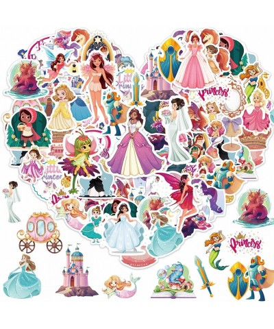 Princess Birthday Party for Supplies 200 Pcs Cute Stickers Aesthetic Stickers Favors for Guitar Travel Case Water Bottle Bike...