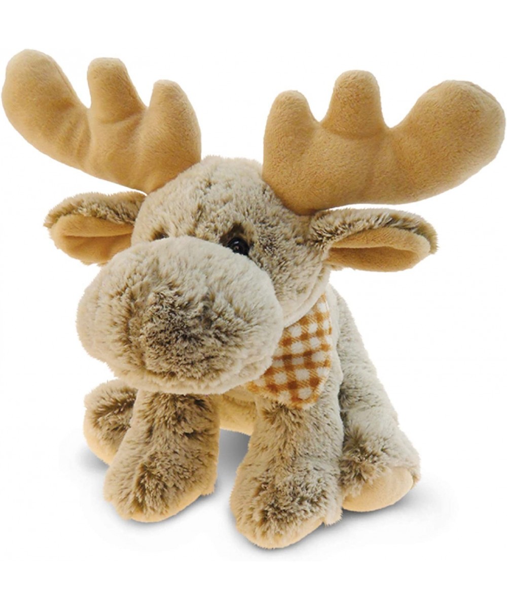 DolliBu Plush Moose Stuffed Animal - Soft Plush Huggable Floppy Moose Adorable Playtime Brown Moose Plush Toy Cute Wild Life ...