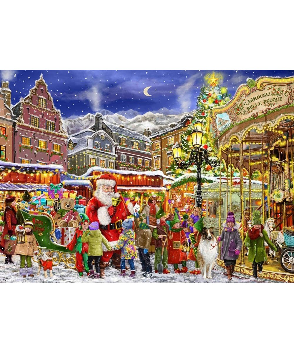 Christmas Carousel Jigsaw Puzzle 1000 Piece $30.02 Jigsaw Puzzles