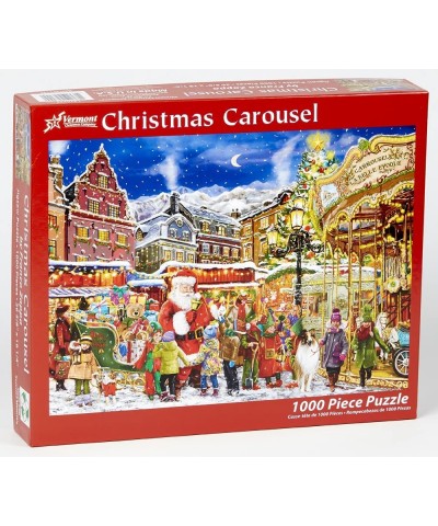 Christmas Carousel Jigsaw Puzzle 1000 Piece $30.02 Jigsaw Puzzles