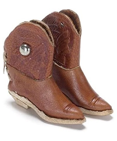 Dollhouse Brown Cowboy Boots Shoes Miniature Hall Ranch Accessory 1:12 $28.47 Dollhouse Accessories