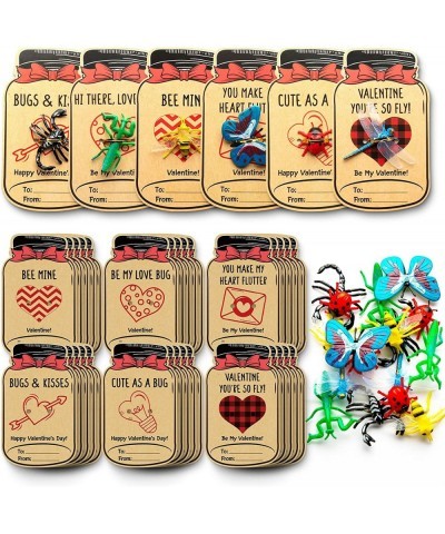 30 Packs LoveBug Valentines Day Cards for Kids with Bug Toys - Valentines Day Gifts for Kids Party Favor Classroom Exchange P...