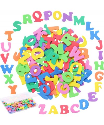 390 Pieces Foam Stickers Self-Adhesive Sticky Foams Handy Alphabet Letters Mini Assorted Colors Rainbow Capital Case A-Z Lett...