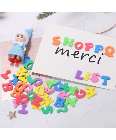 390 Pieces Foam Stickers Self-Adhesive Sticky Foams Handy Alphabet Letters Mini Assorted Colors Rainbow Capital Case A-Z Lett...