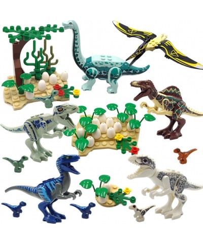 Dinosaur Toys Activity Building Block Dinosaur Park Accessories Dinosaur Baby and Eggs for Kids Age 3-12 Year Old Birthday Gi...