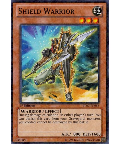 Shield Warrior (BP02-EN066) - Battle Pack 2: War of The Giants - 1st Edition - Mosaic Rare $11.40 Card Games