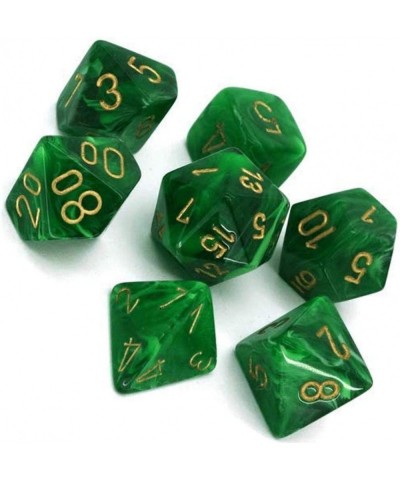 CHX27435 Dice-Vortex Green/Gold Set $17.29 Game Accessories