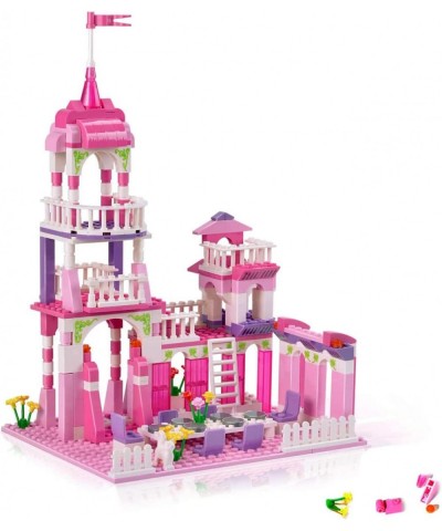 Girls Princess Castle for Girls Age Princess Castle Pink Palace Building Set (303 Pieces) $31.66 Toy Building Sets