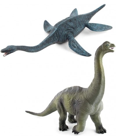 2 Pack Large Dinosaur Figure Toys Brachiosaurus & Plesiosaur Jumbo Realistic Dinosaur Playset Party Favors Birthday Gift for ...