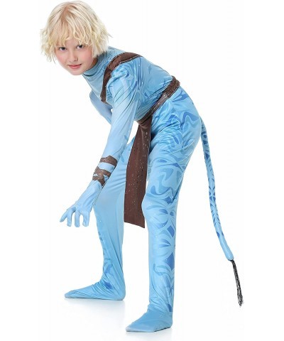 Neytiri Costume for Kids Cosplay Jumpsuit Aliens Bodysuit Onesie Halloween Outfit for Boys Girls $48.78 Kids' Costumes