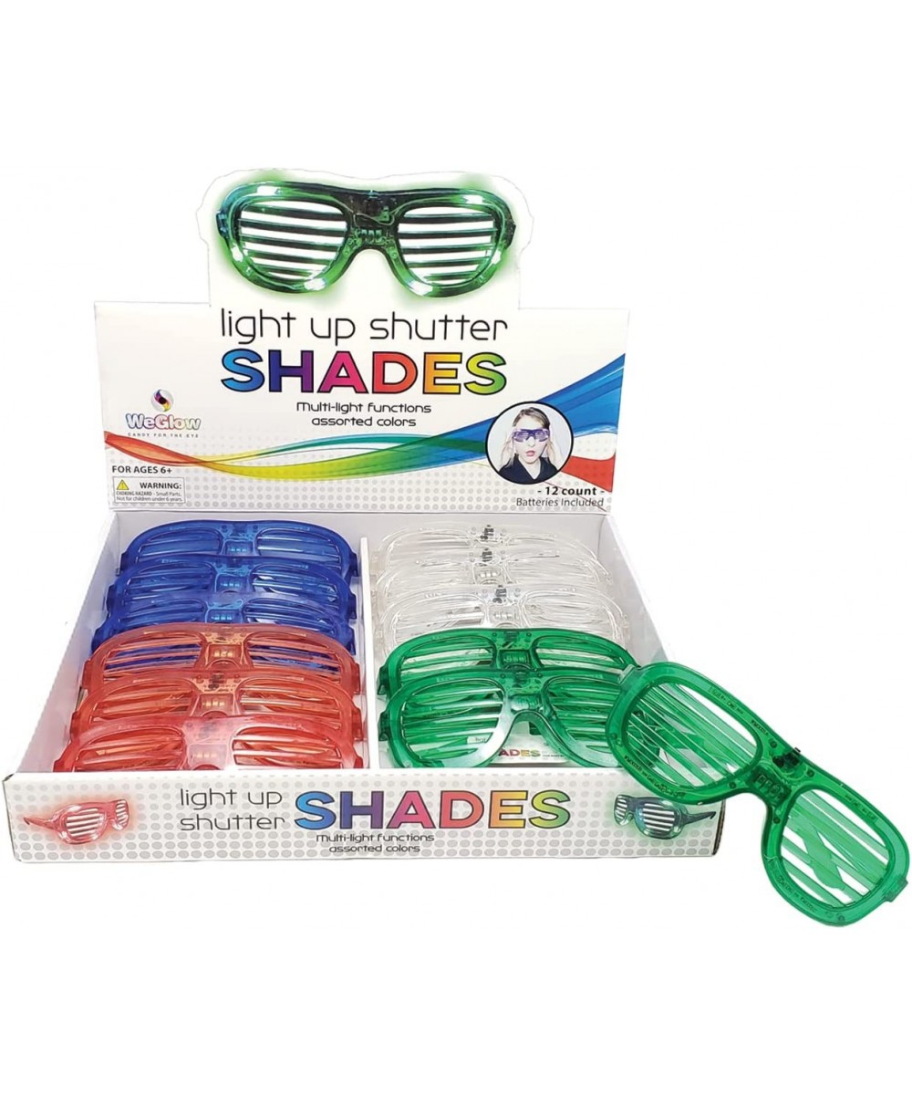 Light Up Shutter Shades for Parties Events Carnival Prize | LED Glasses | 12 Pack with Batteries $44.50 Kids' Party Favor Sets