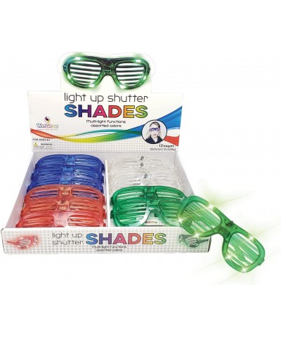 Light Up Shutter Shades for Parties Events Carnival Prize | LED Glasses | 12 Pack with Batteries $44.50 Kids' Party Favor Sets